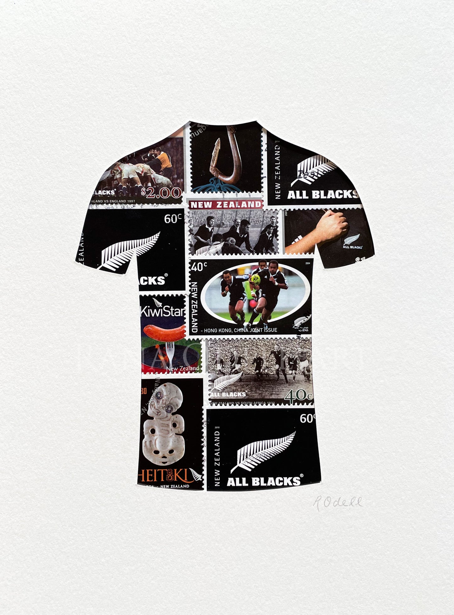 Rugby Shirt, 6x8 inches
