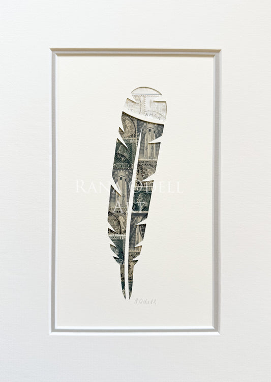 Huia Feather, A4