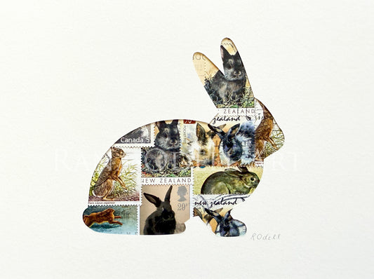 Rabbit, 6x8 inches