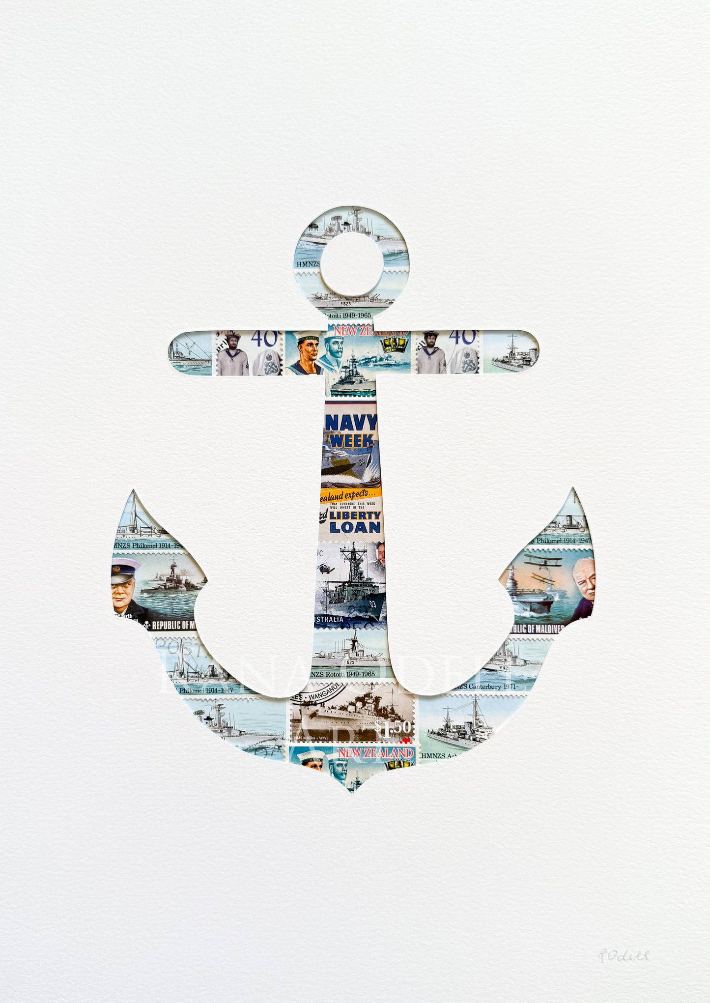 Navy Anchor, A4
