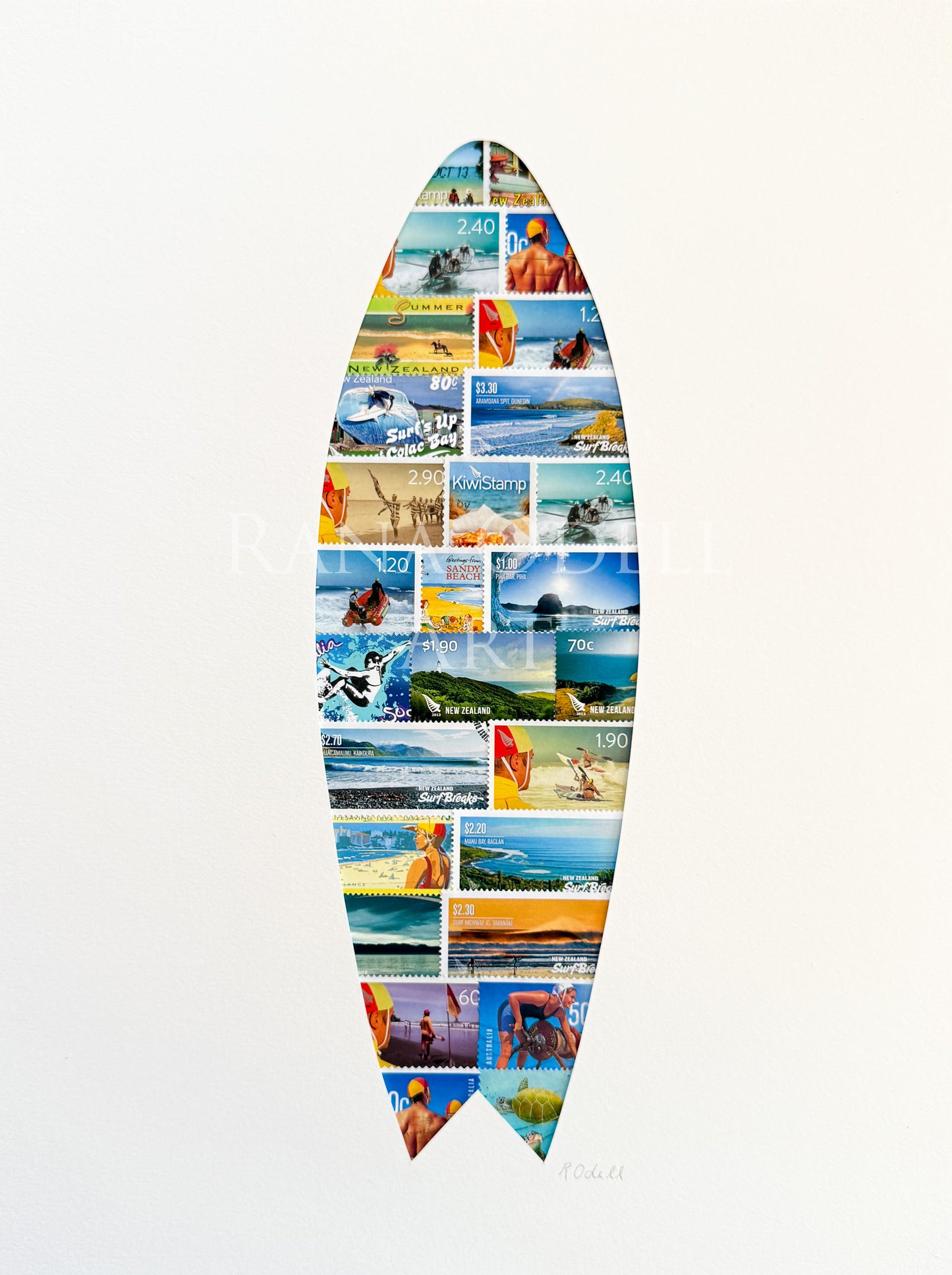 Surfboard, 10x13 inches