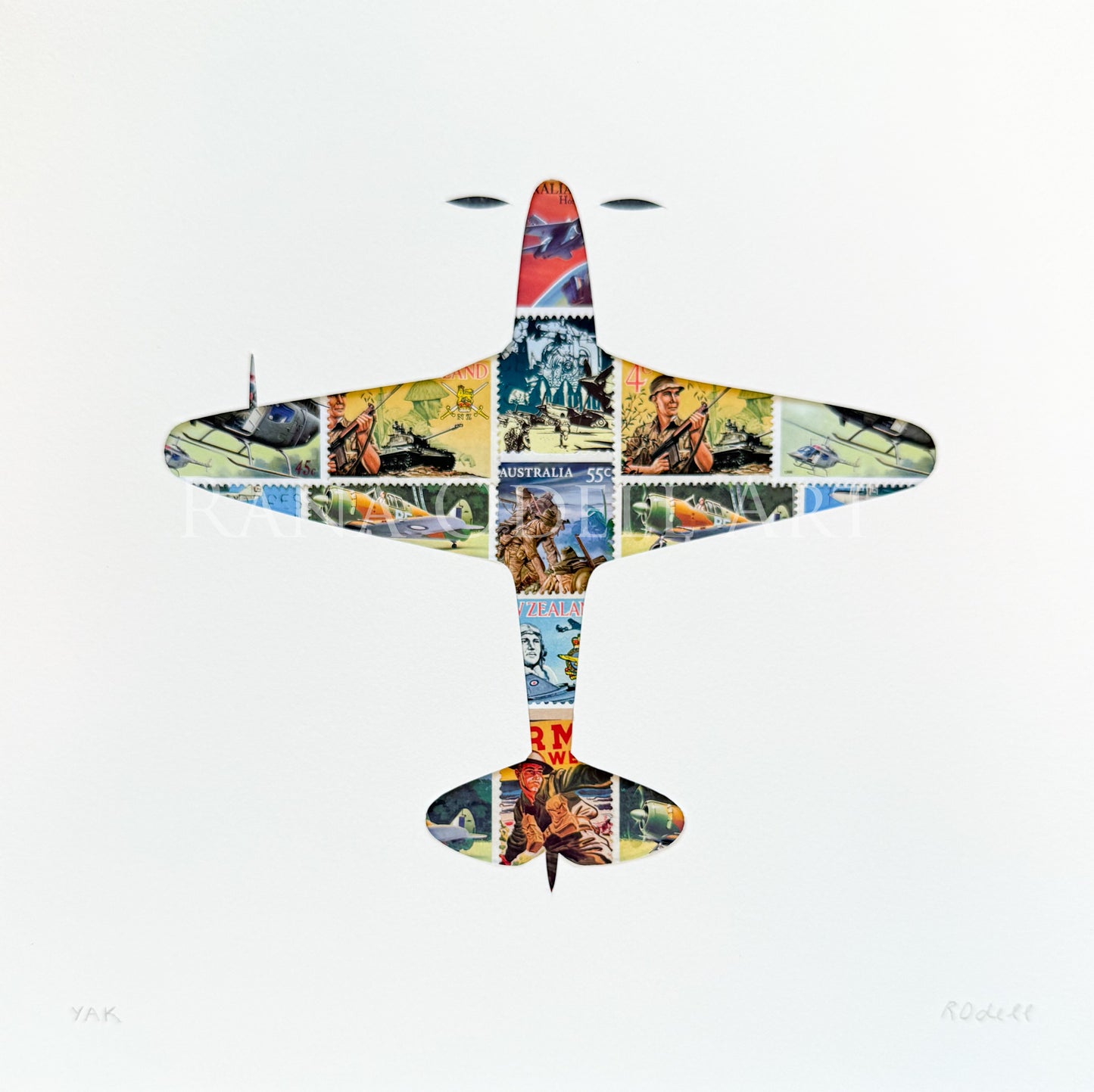 Yak, 8x8 inches