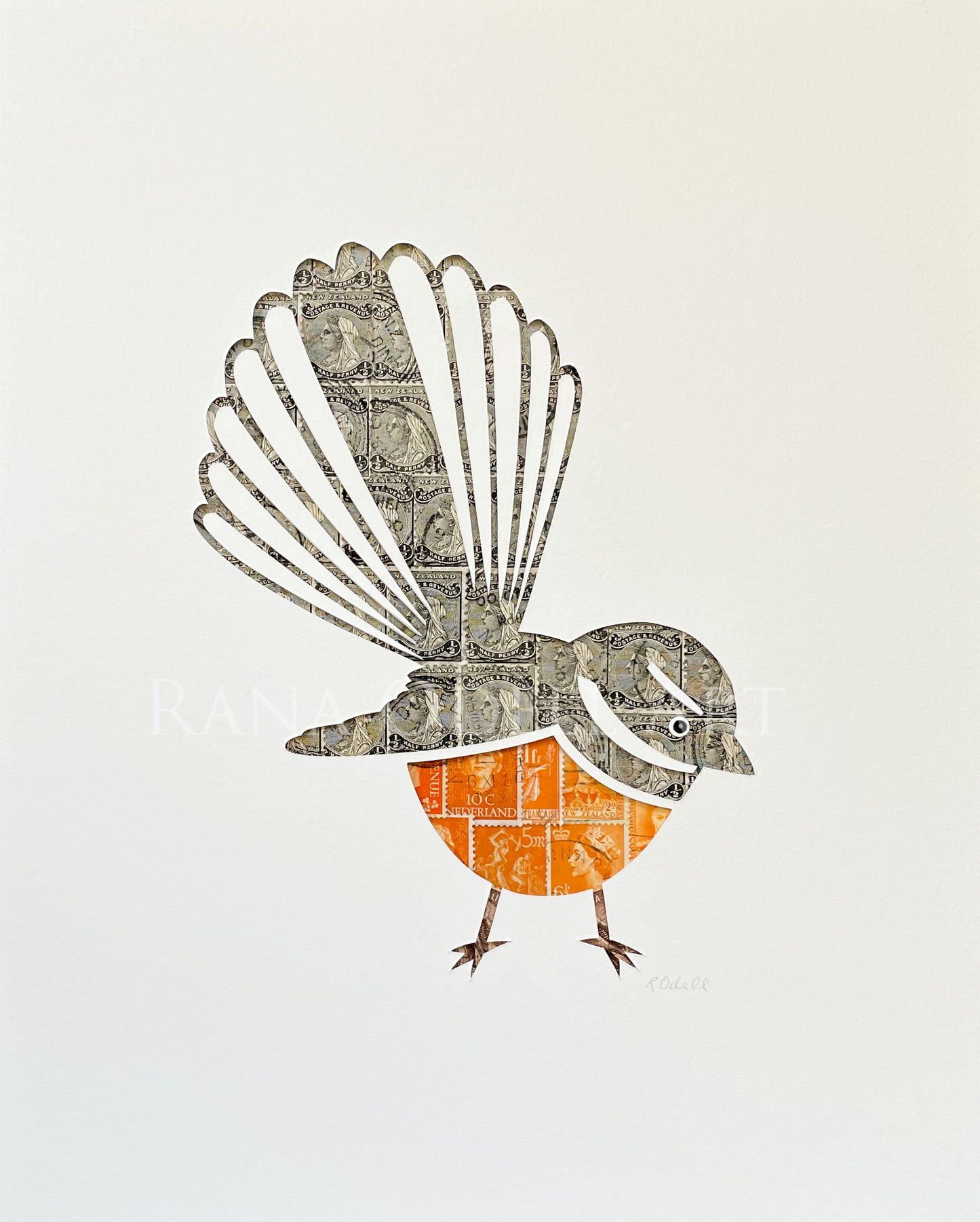 Piwakawaka (Fantail), 240x297mm