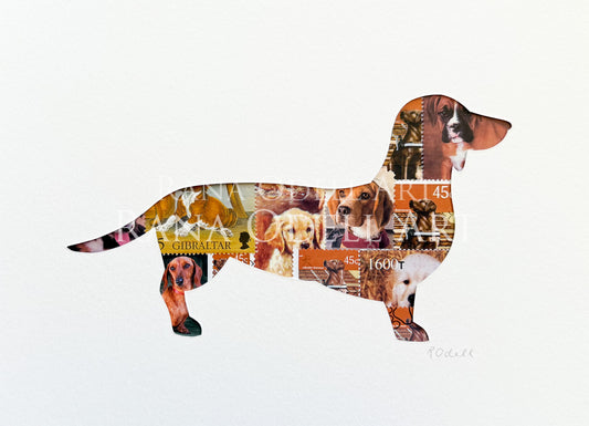 Dachshund, 6x8 inches