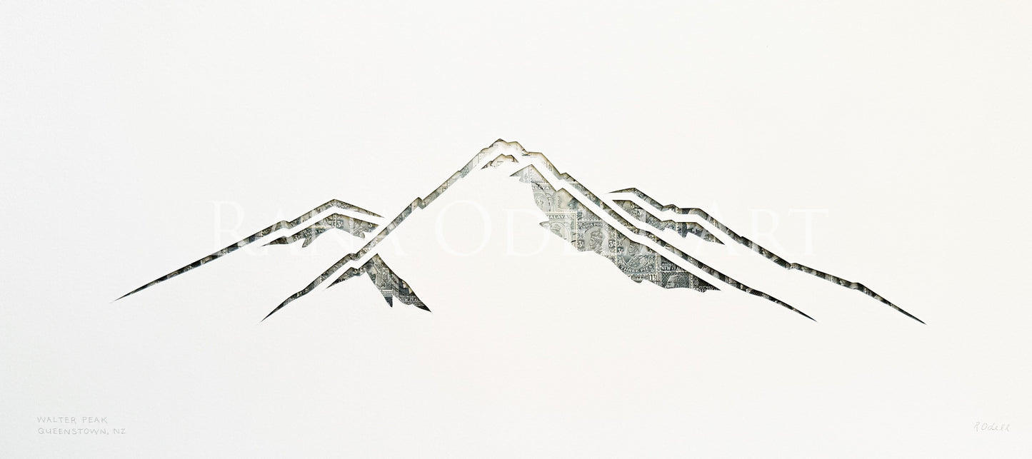 Walter Peak, 50.2cm x 23cm