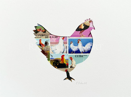 Chicken, 6x8 inches