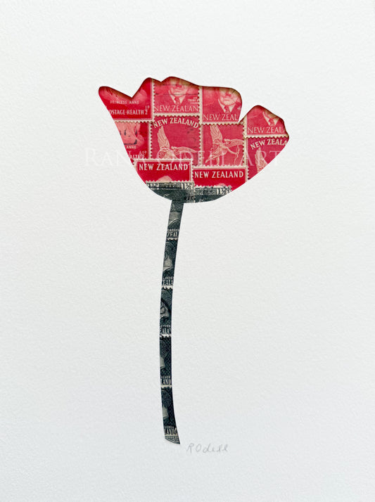 Poppy, 6x8 inches