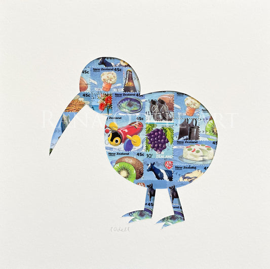 Kiwi-ana, 8x8 inches