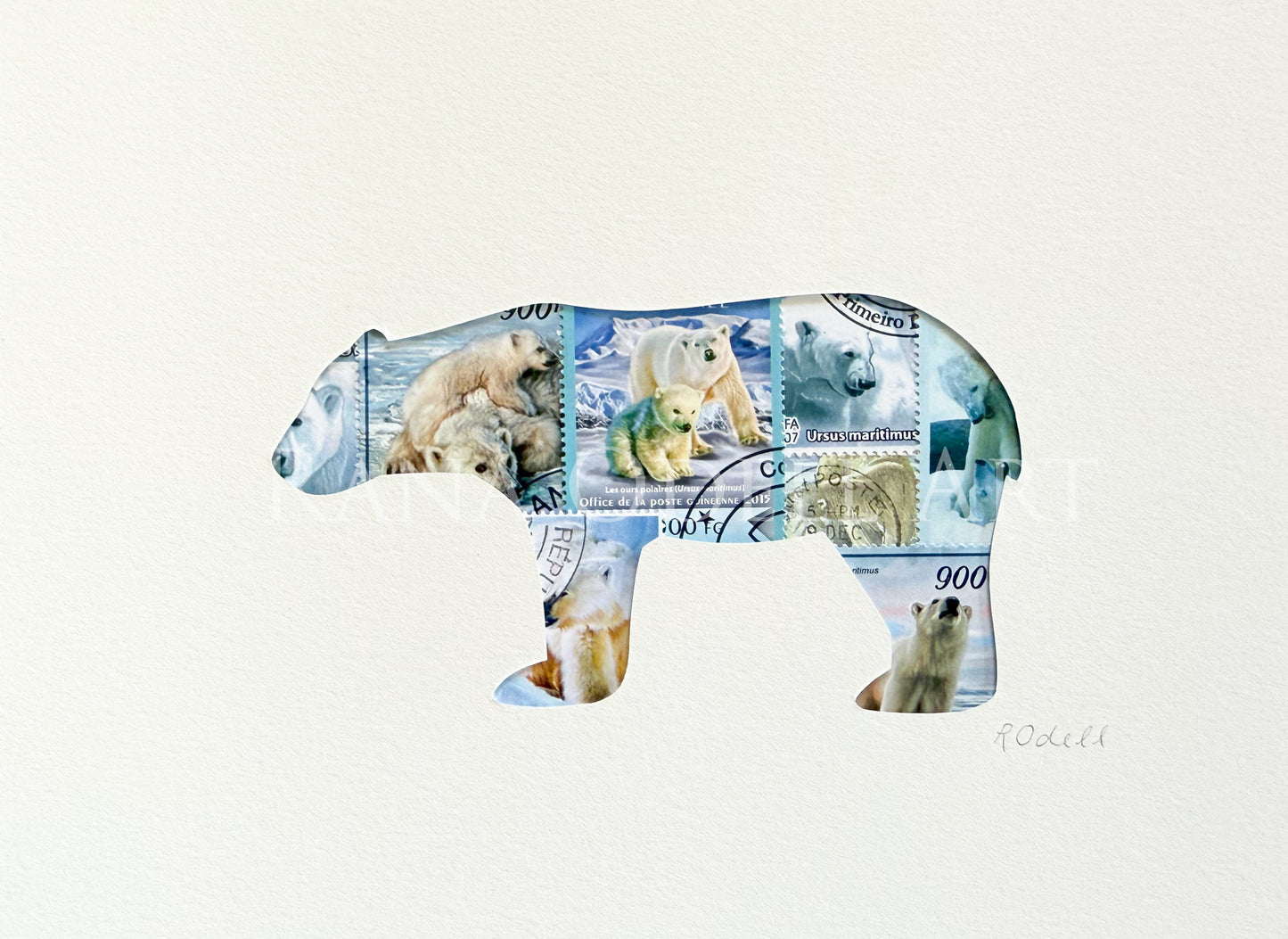 Polar Bear, 6x8 inches