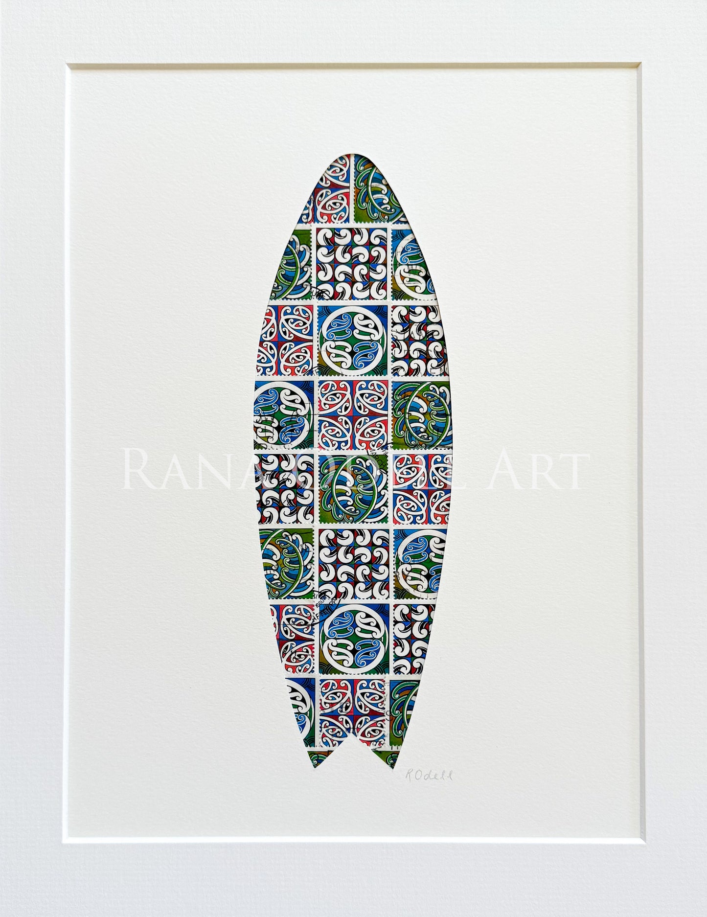 Surfboard, 10x13 inches