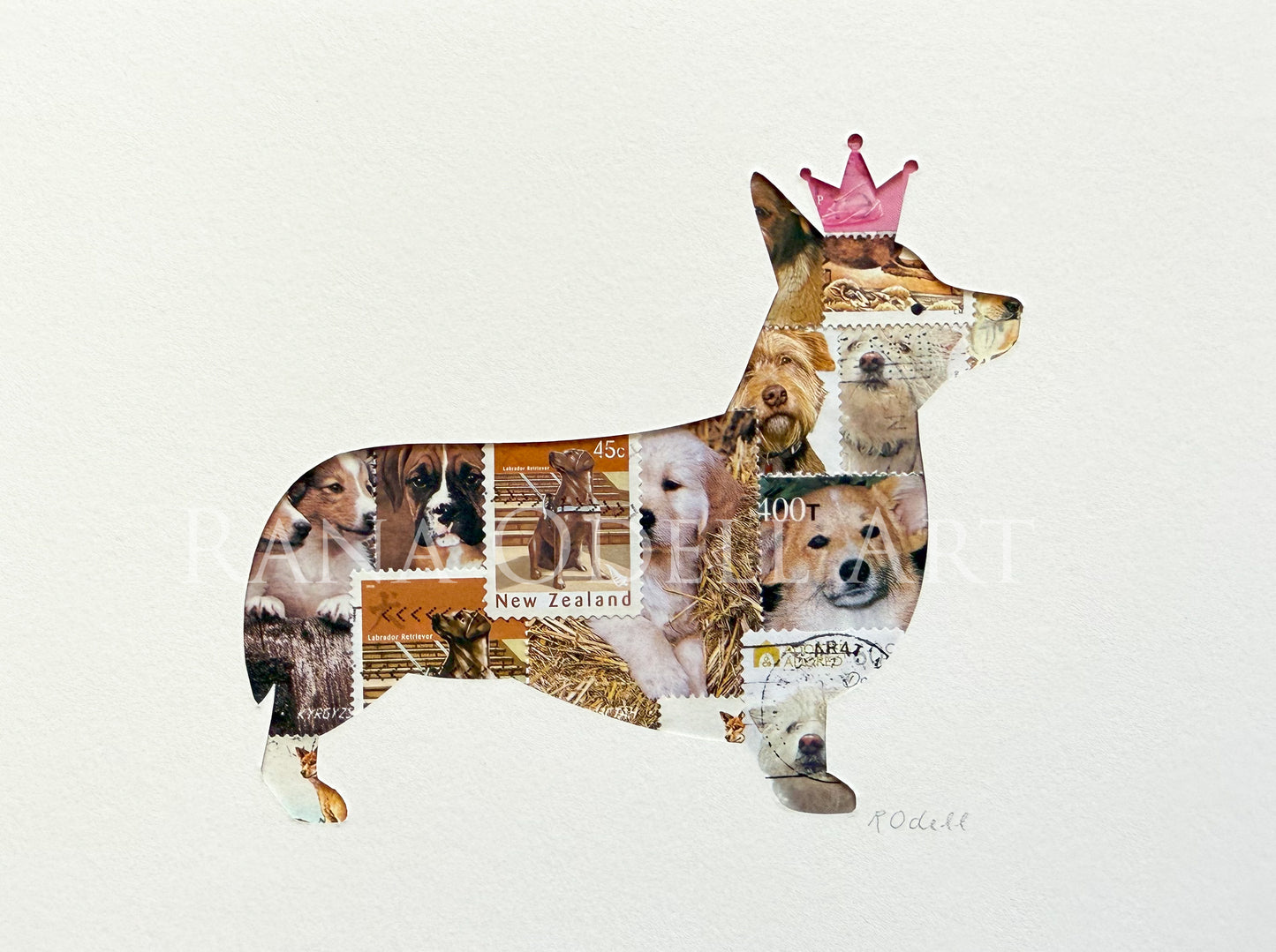 Royal Corgi, 6x8 inches