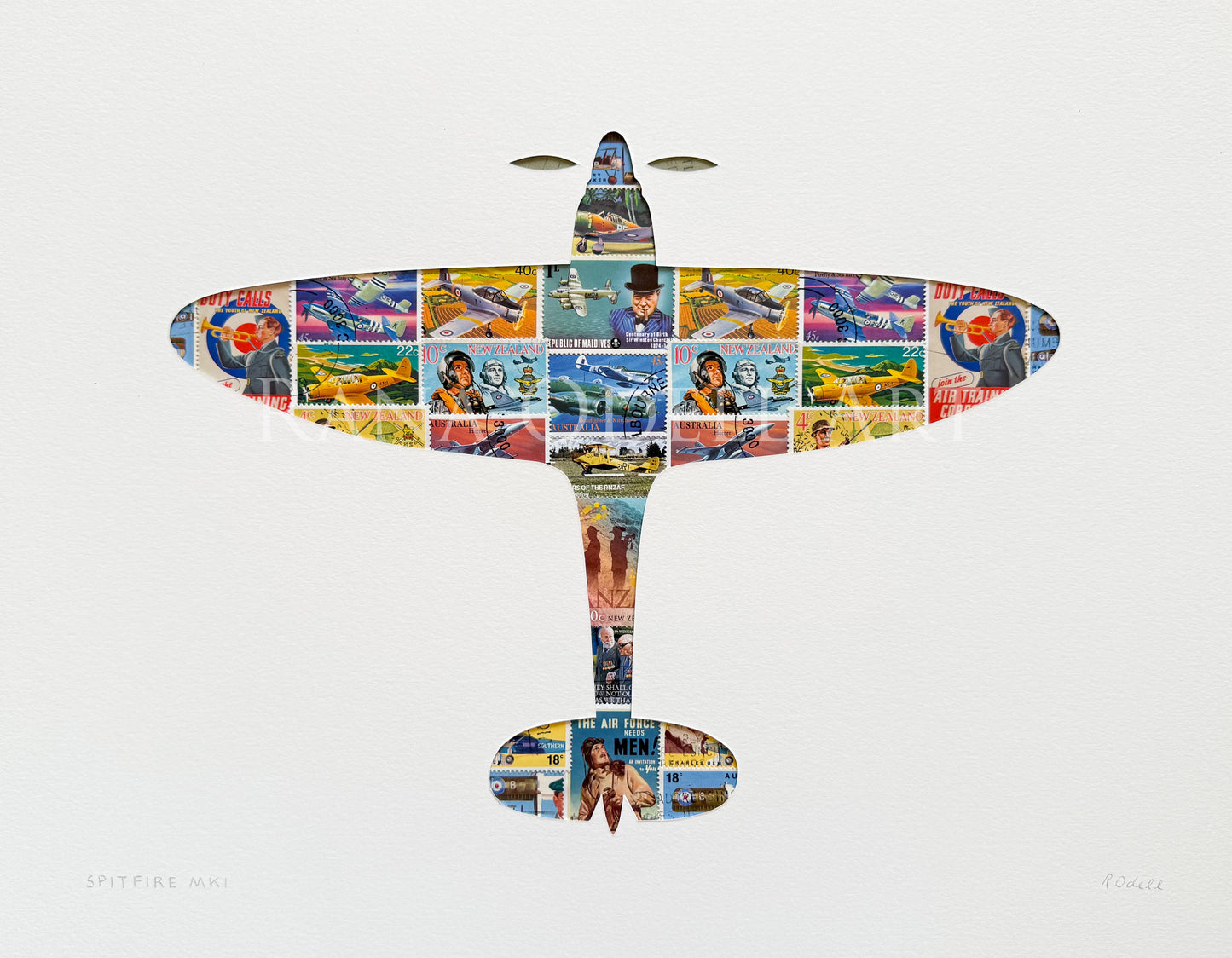Spitfire Mk1, 11x14 inches