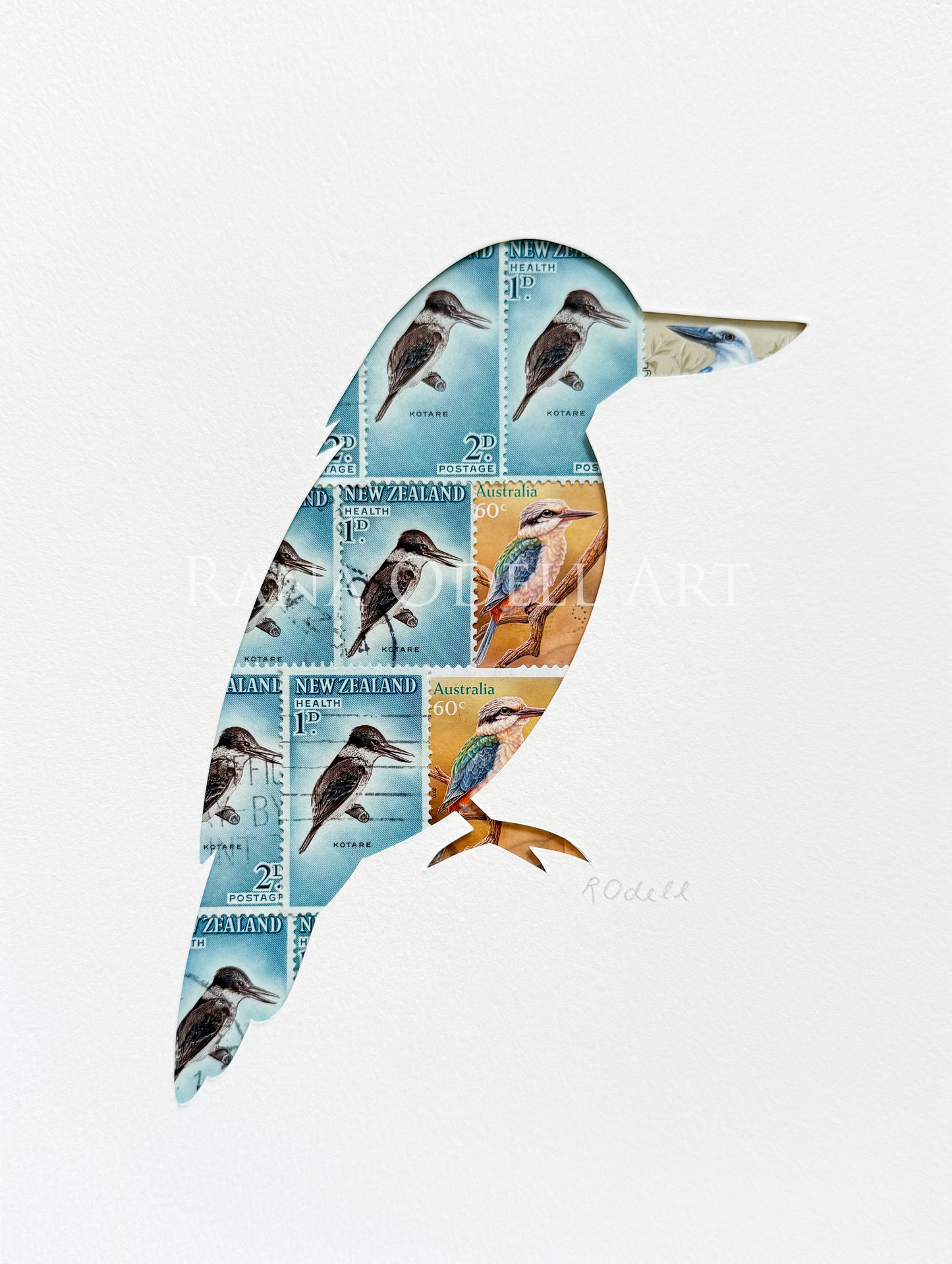 Kingfisher, 6x8 inches