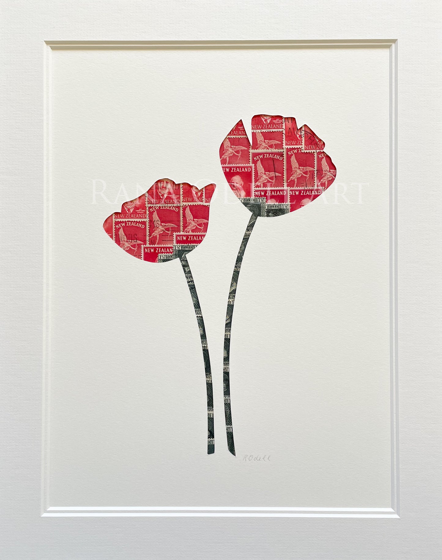 Poppies, 11x14 inches