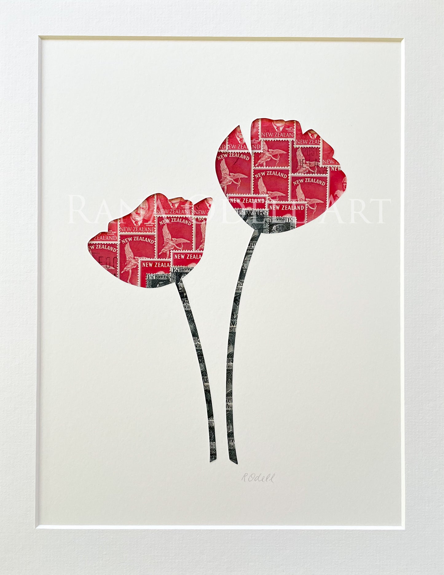 Poppies, 10x13 inches