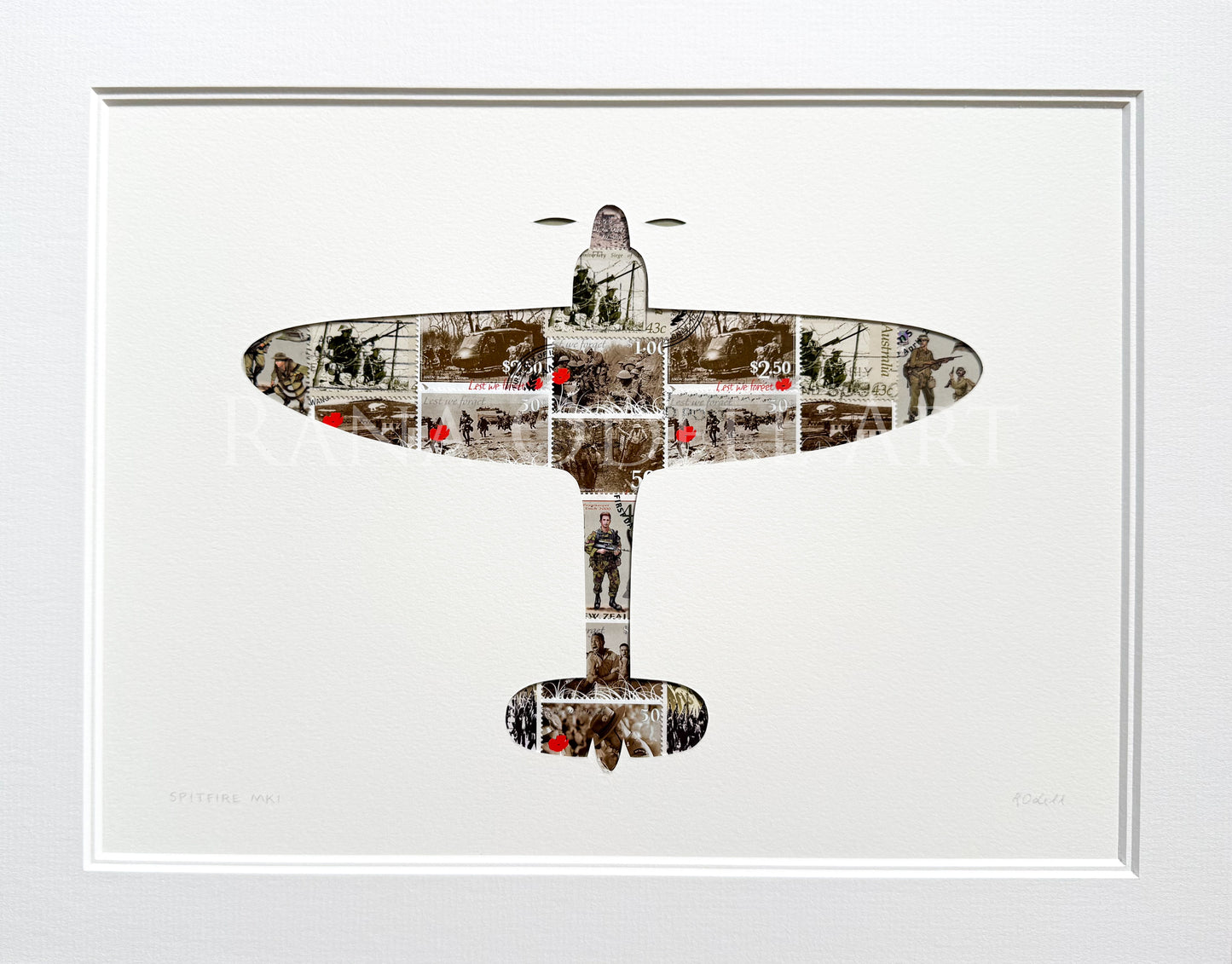 Spitfire Mk1, 11x14 inches