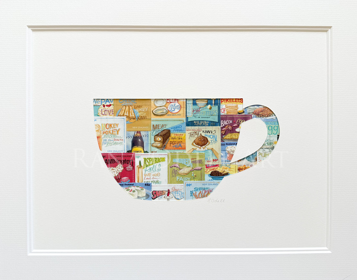 ‘Kiwi Road Trip’ - coffee cup, 11x14 inches