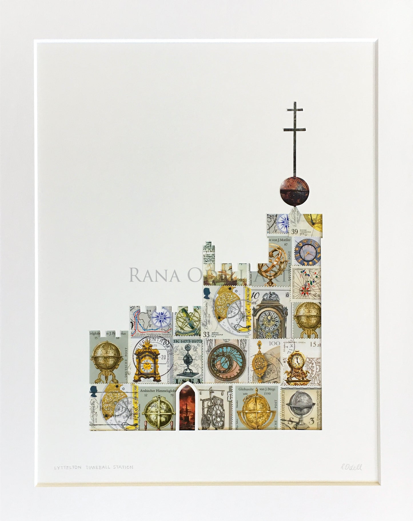 Lyttelton Timeball Station, 350x280mm