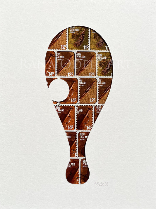 NZ Patu, 6x8 inches