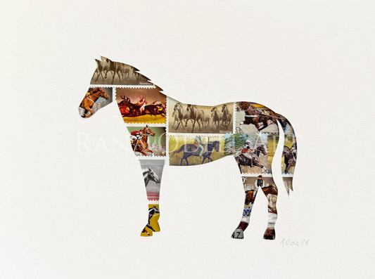 Horse, 6x8 inches