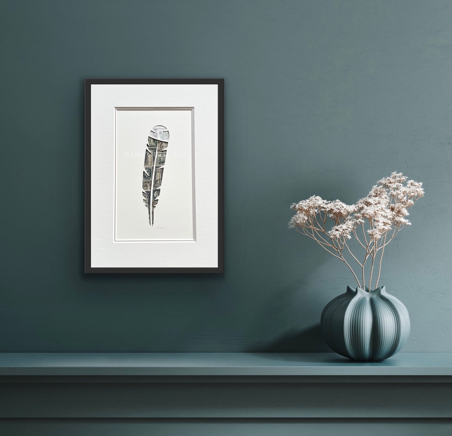 Huia Feather, A4