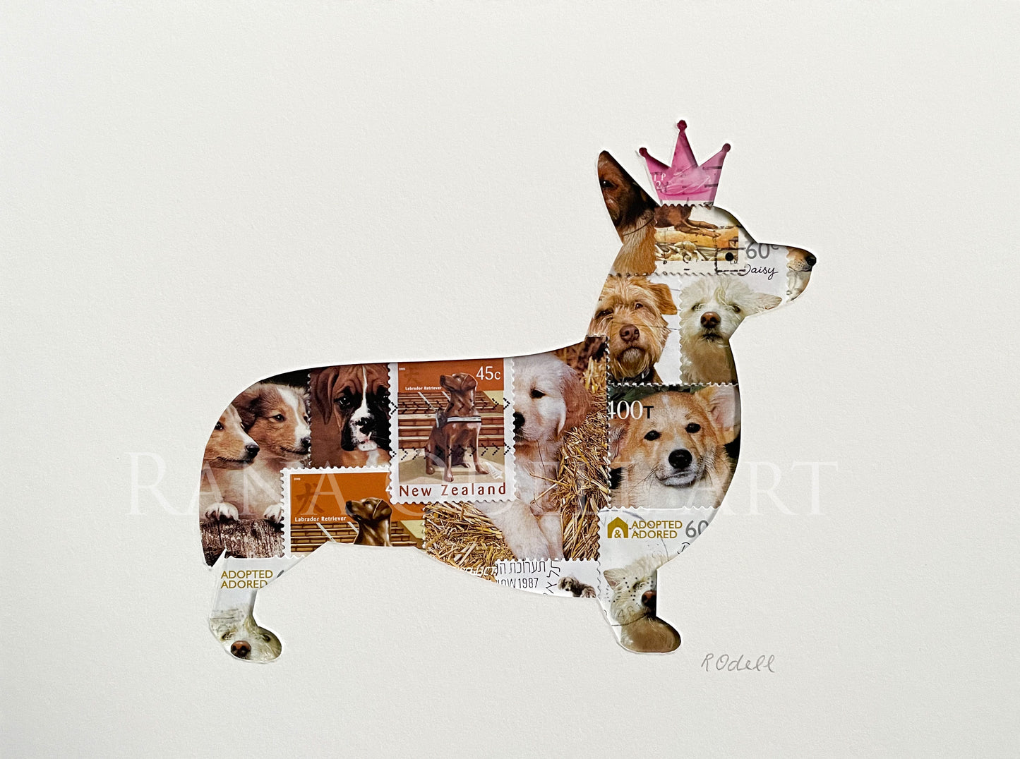 Royal Corgi, 6x8 inches