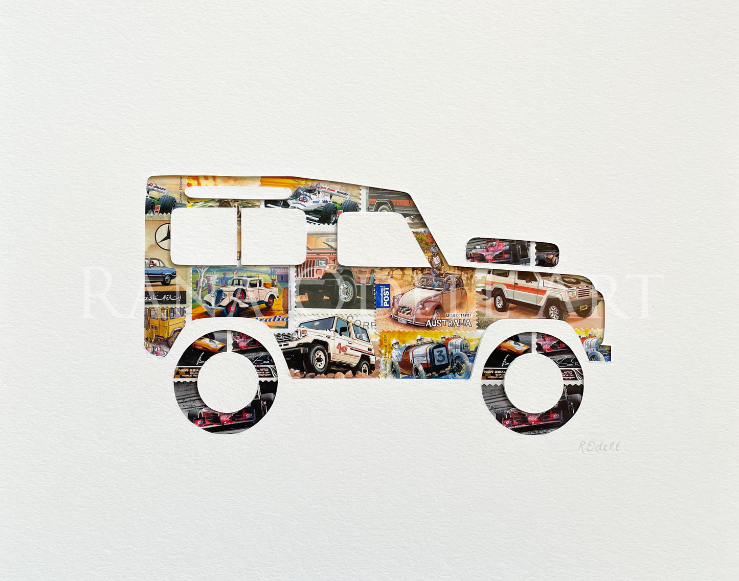 Land Rover, 8x10 inches