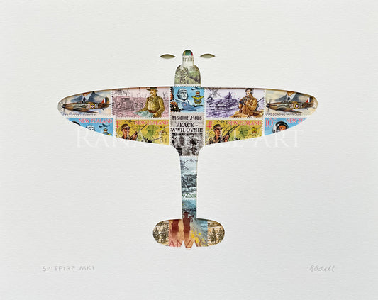 Spitfire Mk1, 8x10 inches