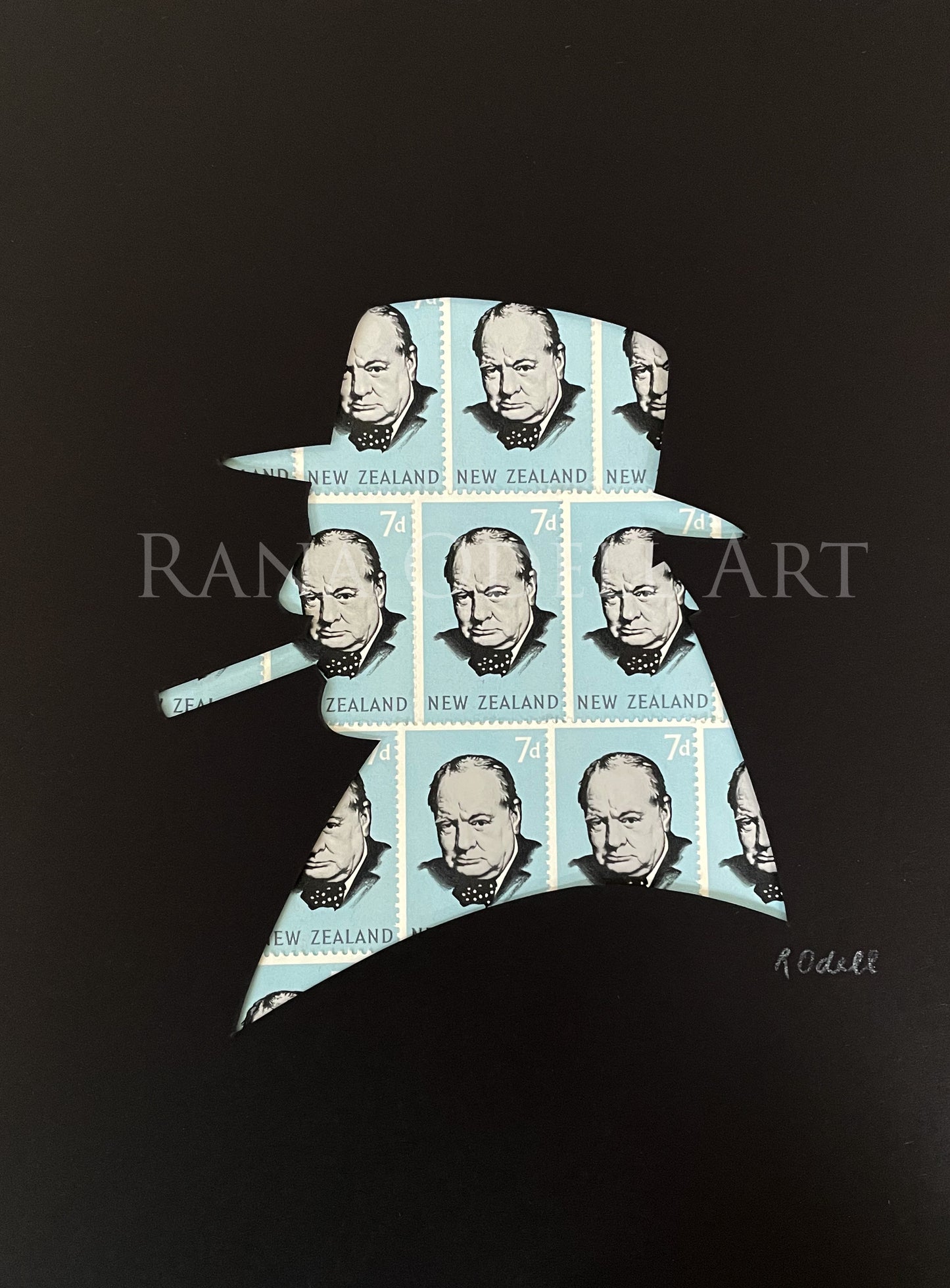 Churchill, 6x8 inches