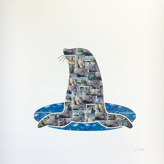 Seal, 50x50cm