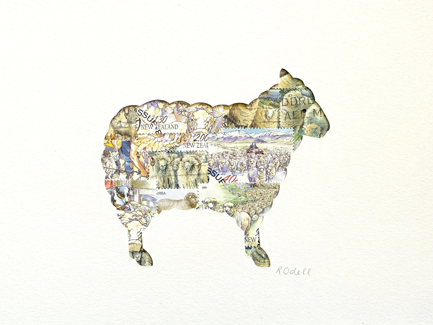 Sheep, 6x8 inches