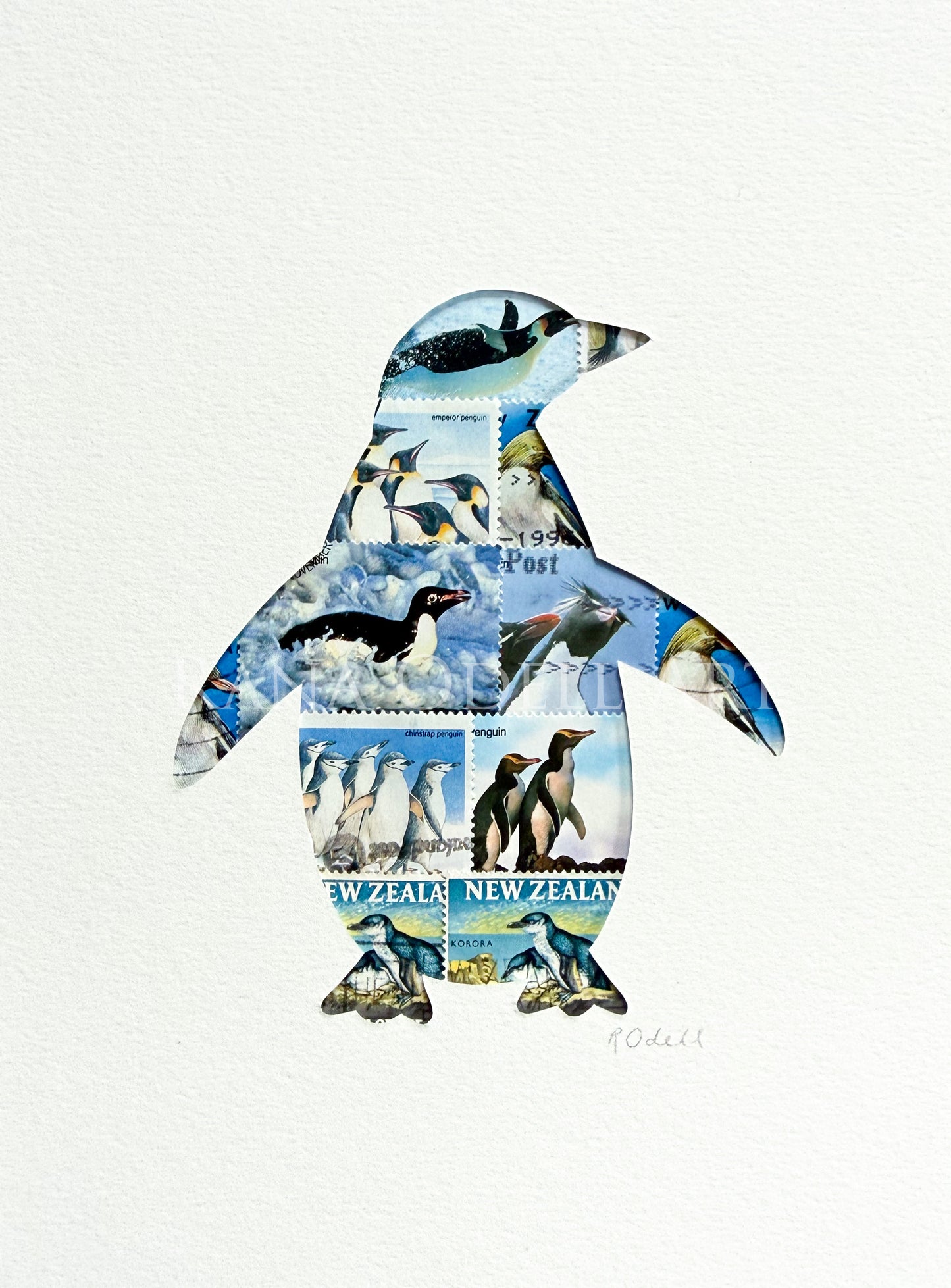 Penguin, 6x8 inches