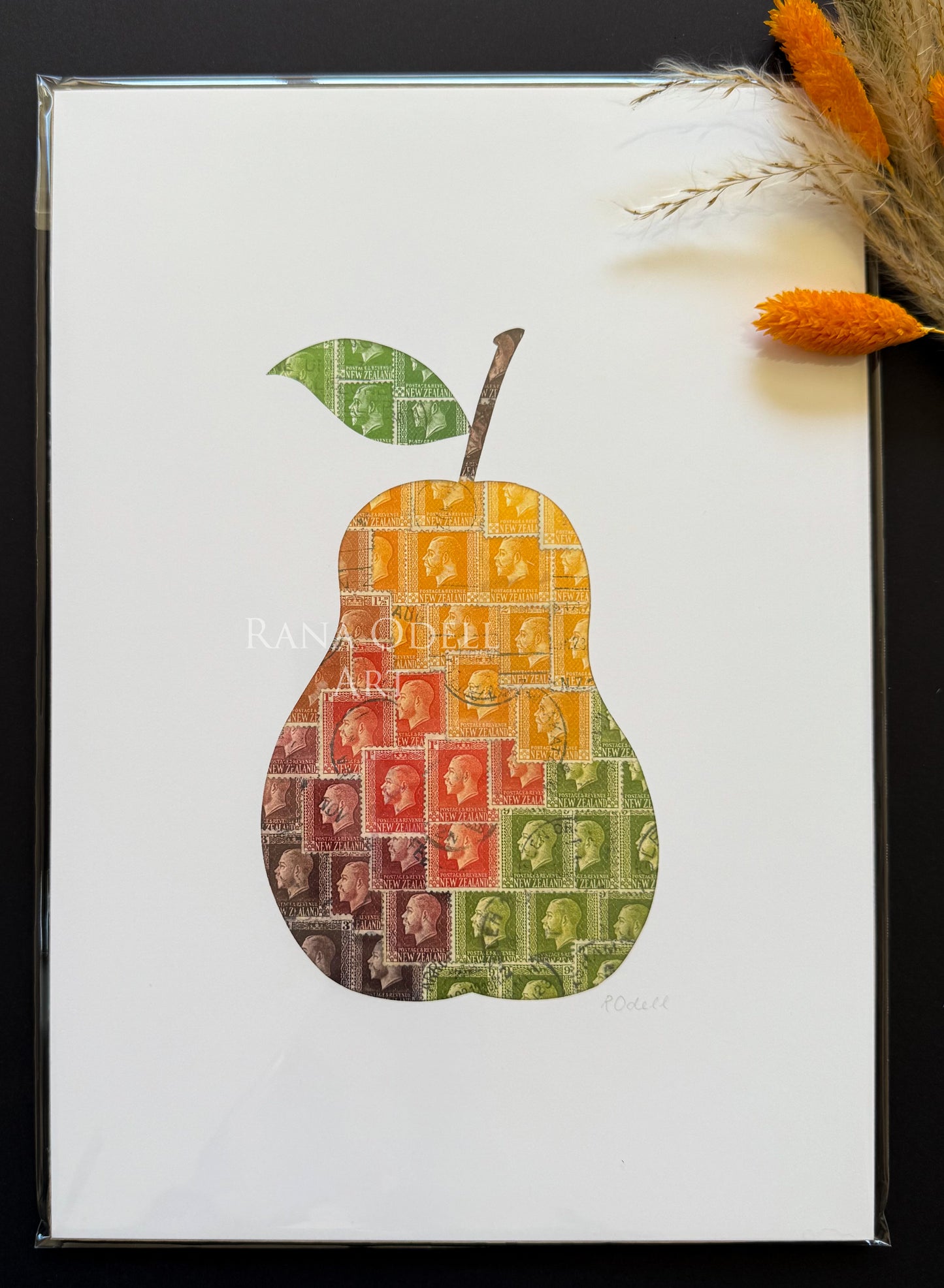 Pear, A4 Print