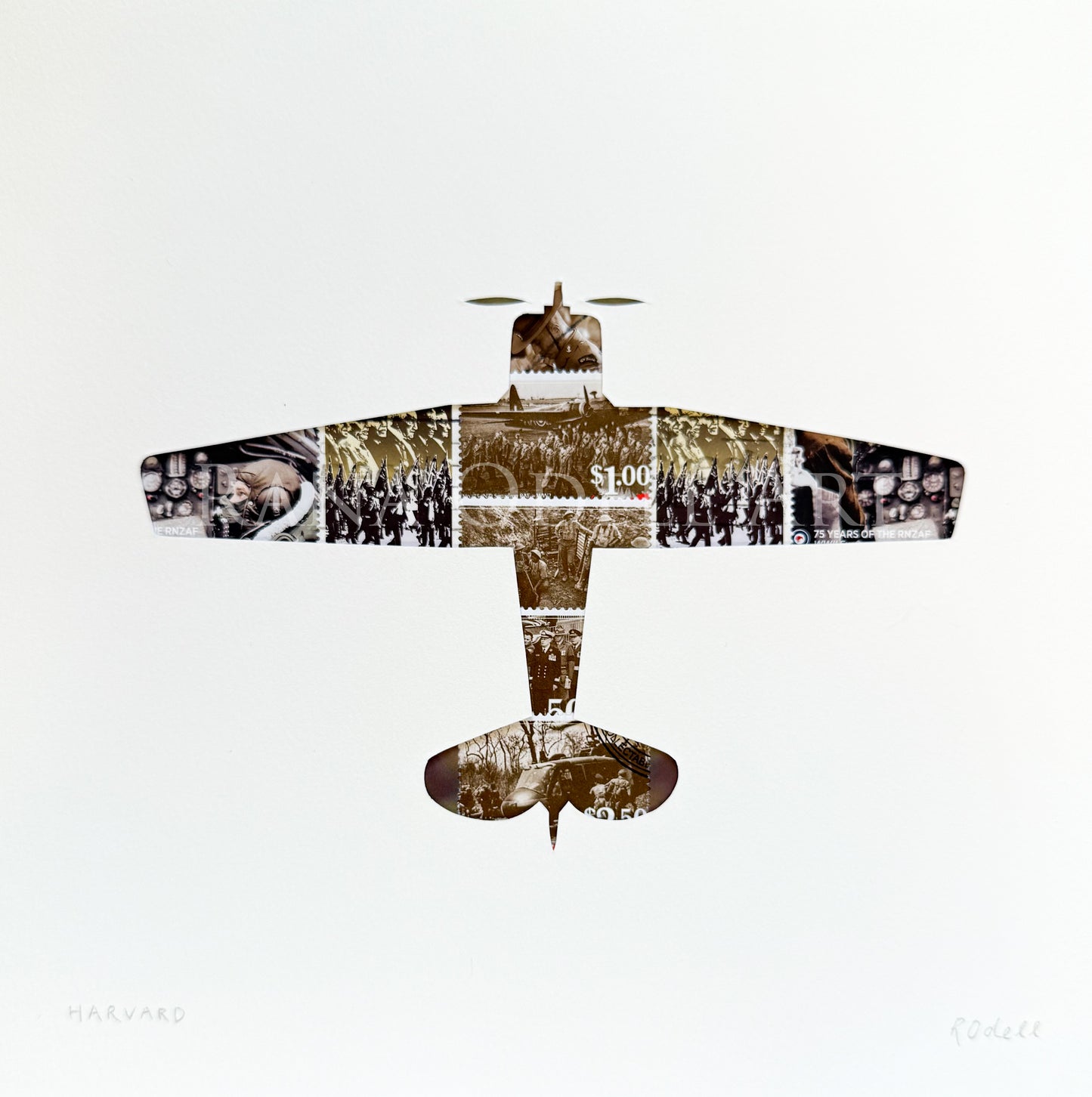 Harvard, 8x8 inches