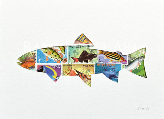 Fish, 6x8 inches