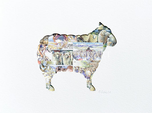 Sheep, 6x8 inches