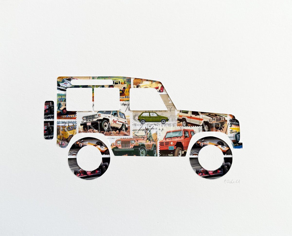 Land Rover, 8x10 inches