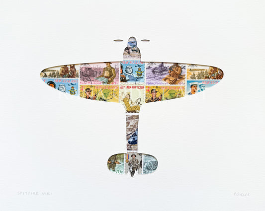 Spitfire Mk1, 8x10 inches