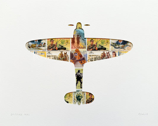 Spitfire Mk1, 8x10 inches