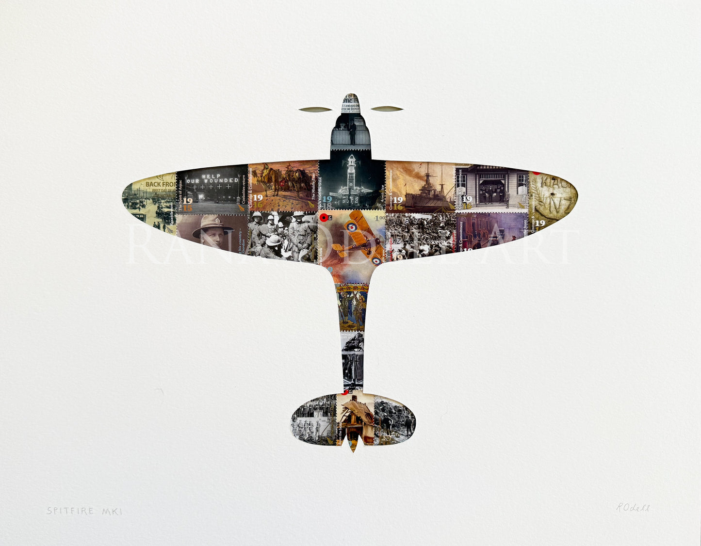 Spitfire Mk1, 11x14 inches