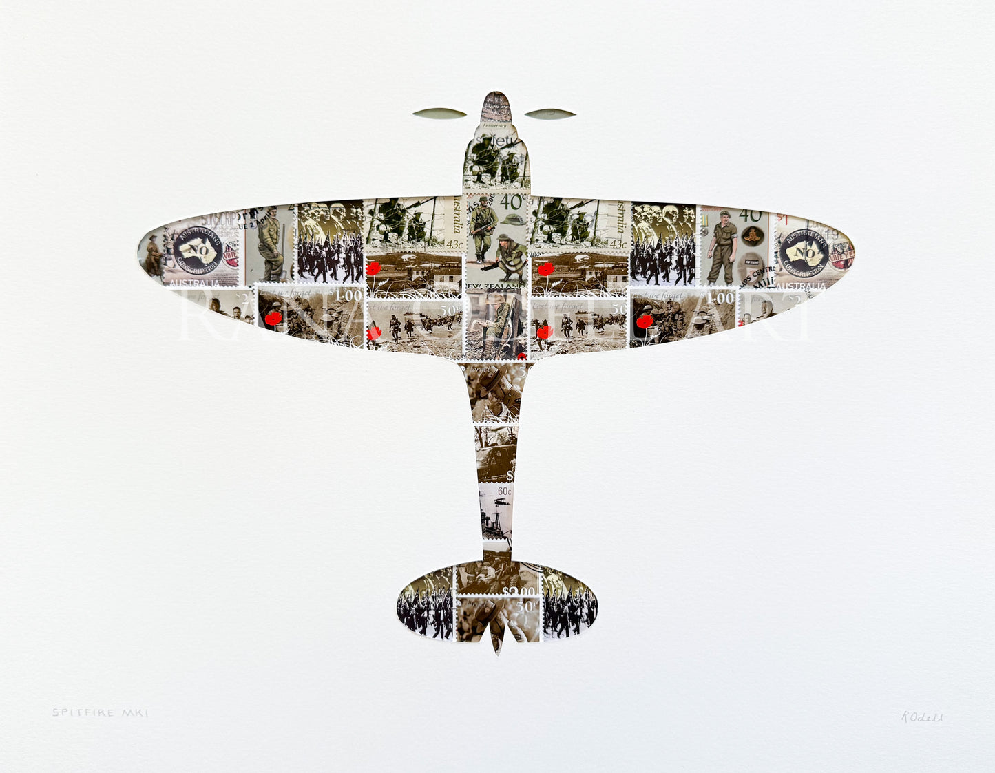 Spitfire Mk1, 11x14 inches