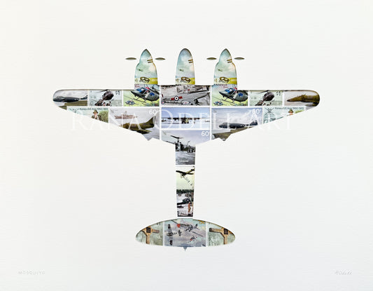 Mosquito plane, 11x14 inches