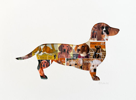 Dachshund, 6x8 inches