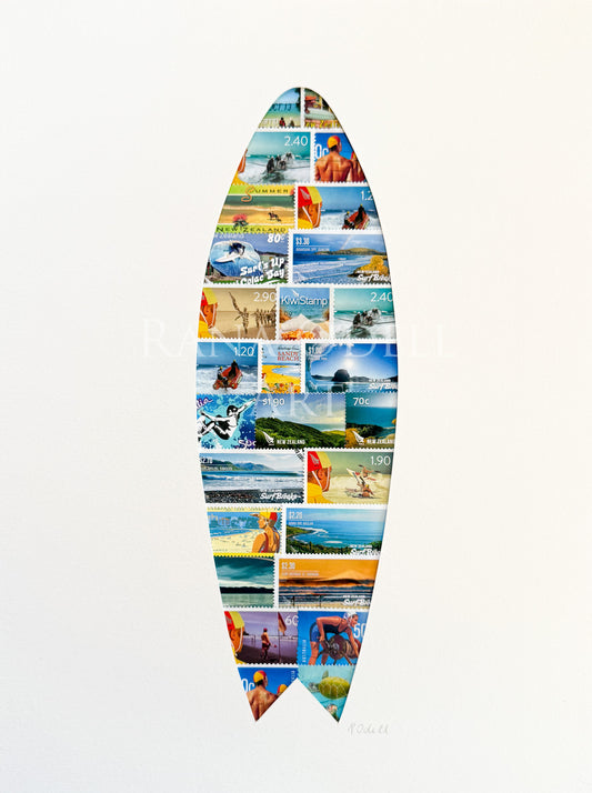 Surfboard, 10x13 inches