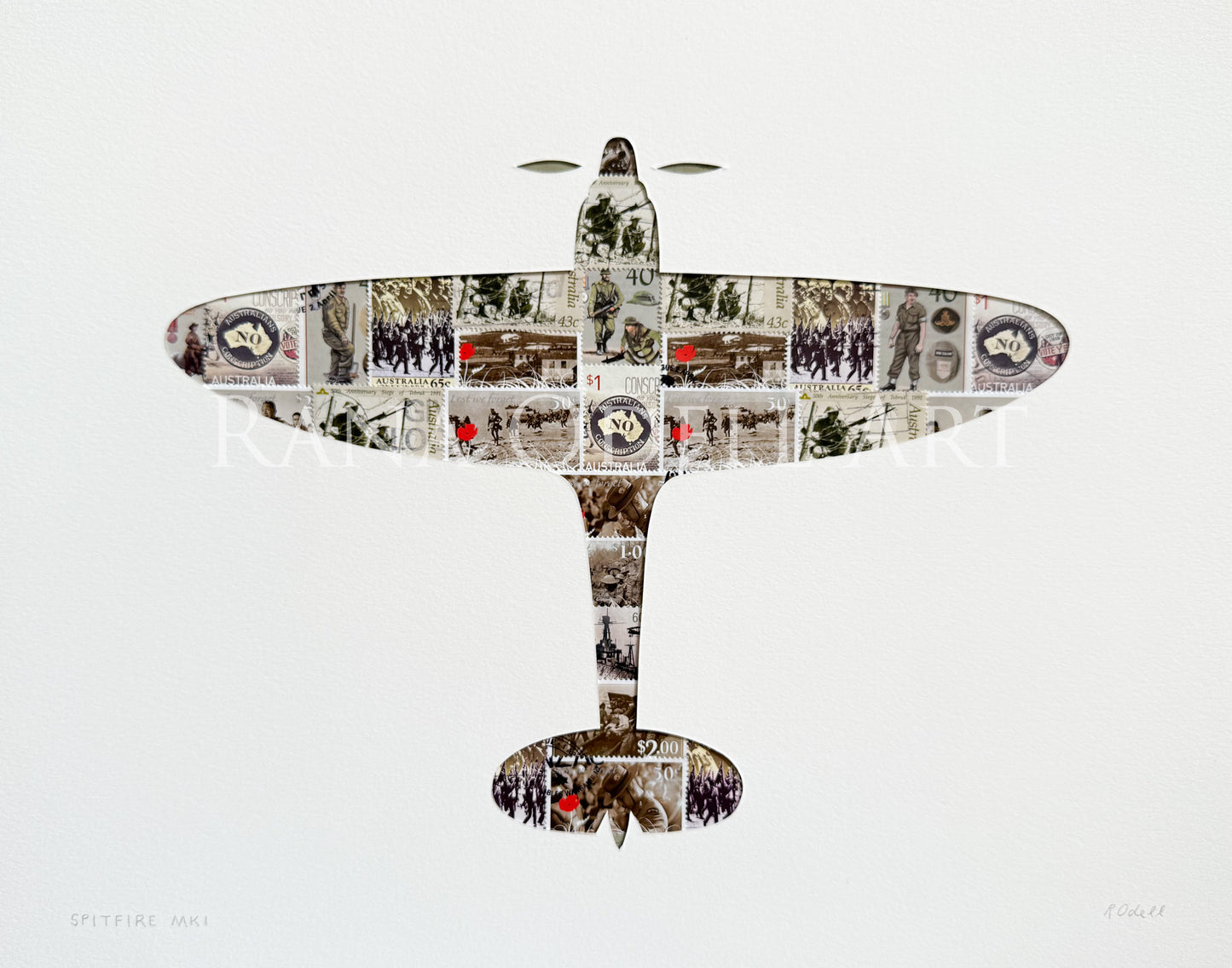 Spitfire Mk1, 11x14 inches
