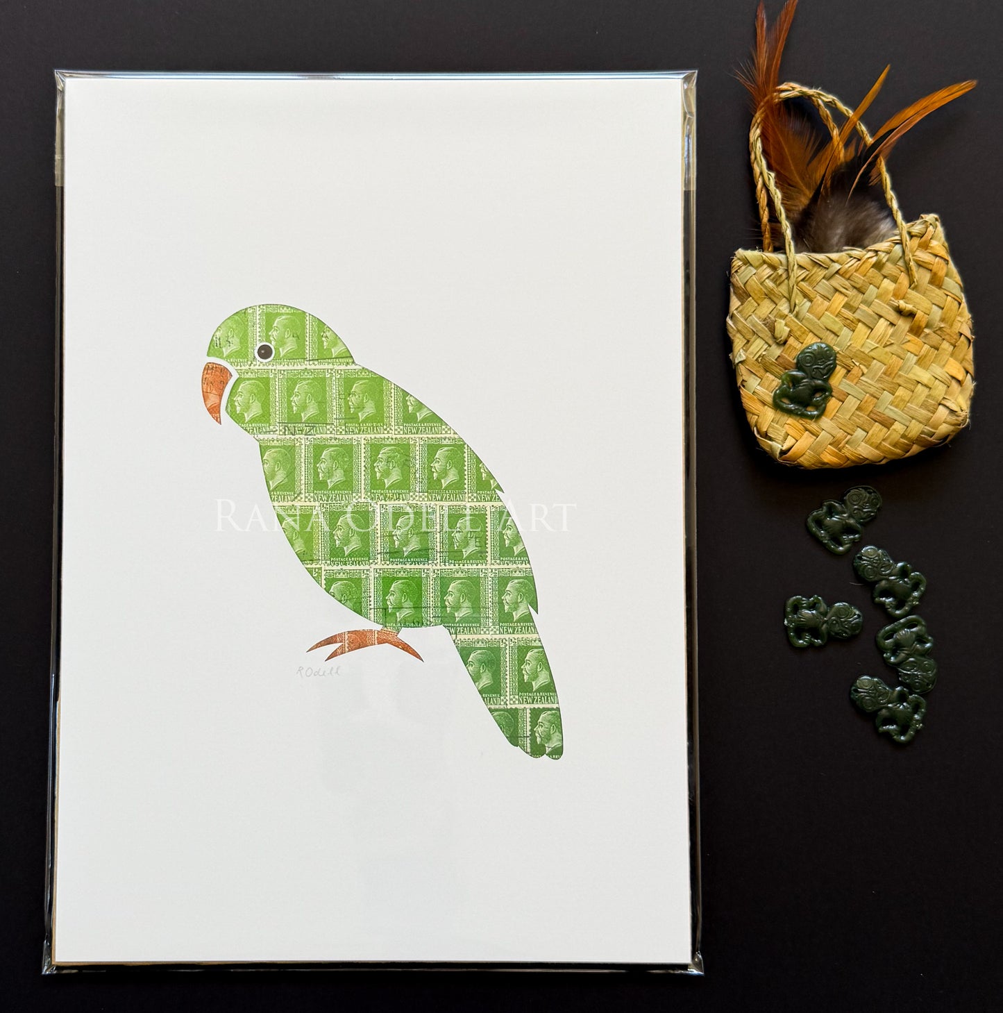 Kakapo, A4 Print