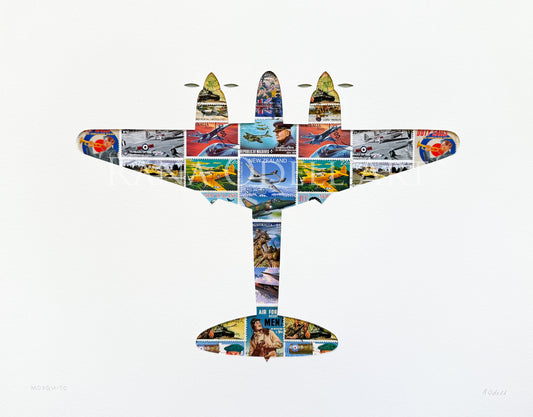 Mosquito plane, 11x14 inches